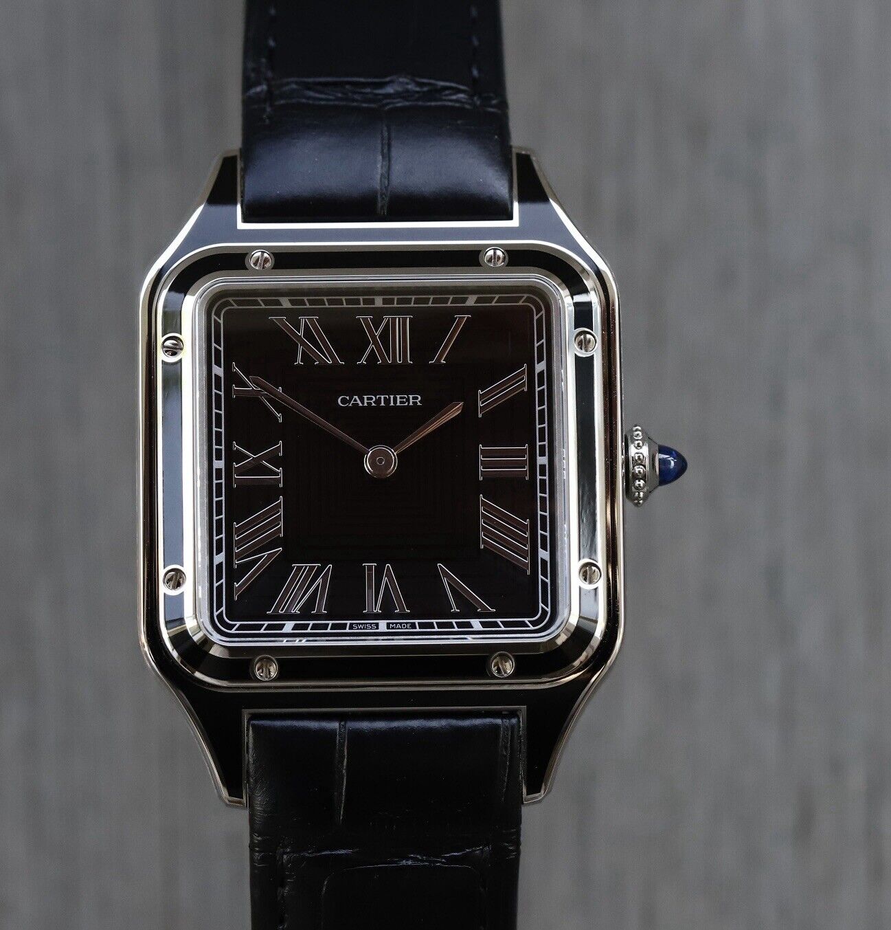 Cartierサントスドゥブラック CRWSSA0046 - Santos-Dumont watch - Large model, manual