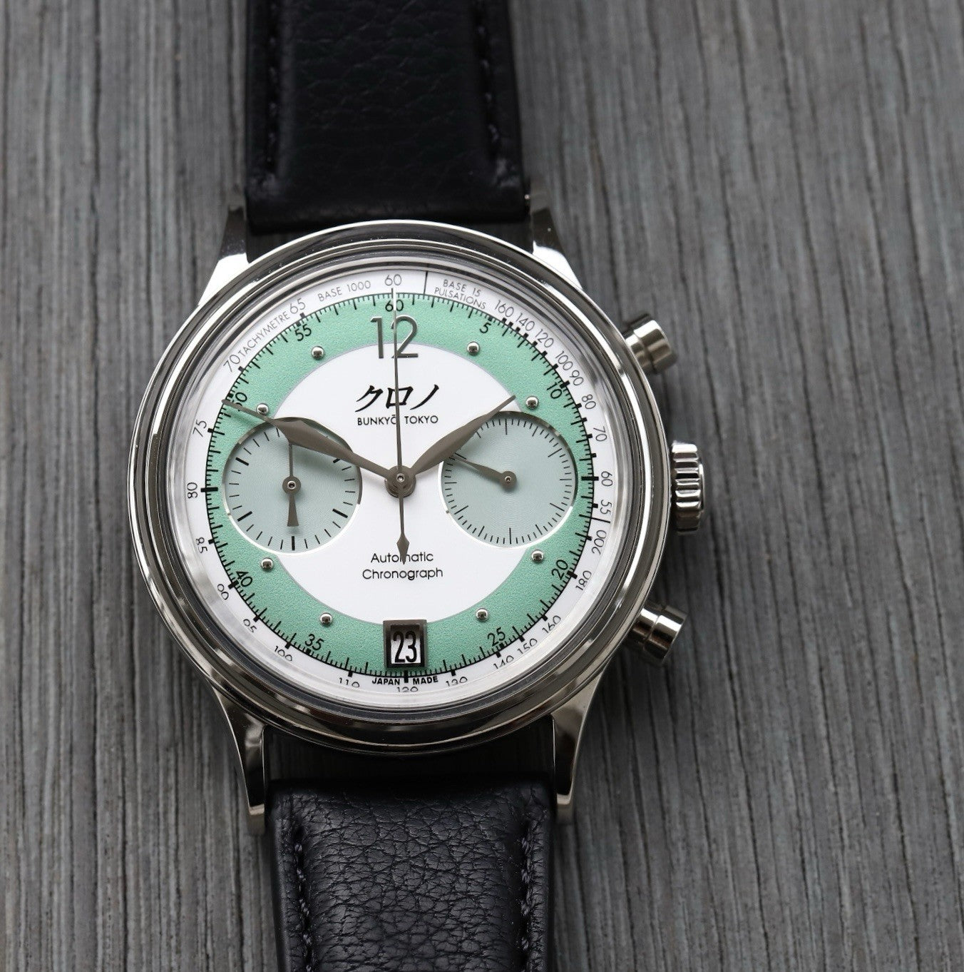 Kurono Tokyo Chronograph 3 Hisui - 2024 – Watch Vault Australia