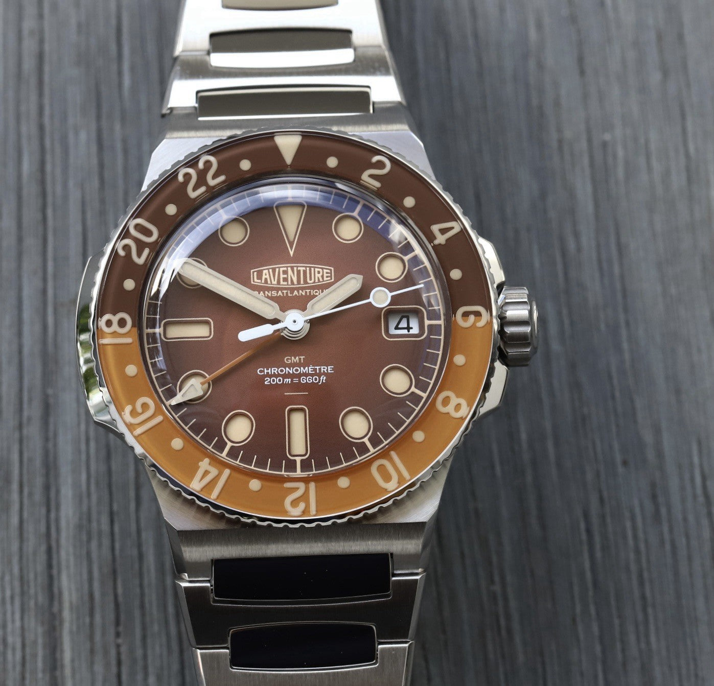 Sous Marine Laventure Gmt Laventure Transatlantique II GMT Steel