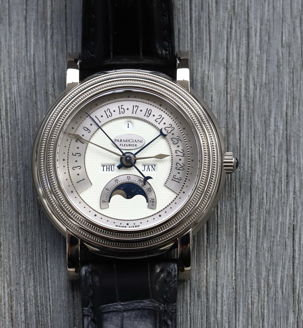Parmigiani Toric Perpetual Calendar 18K White Gold PF000474