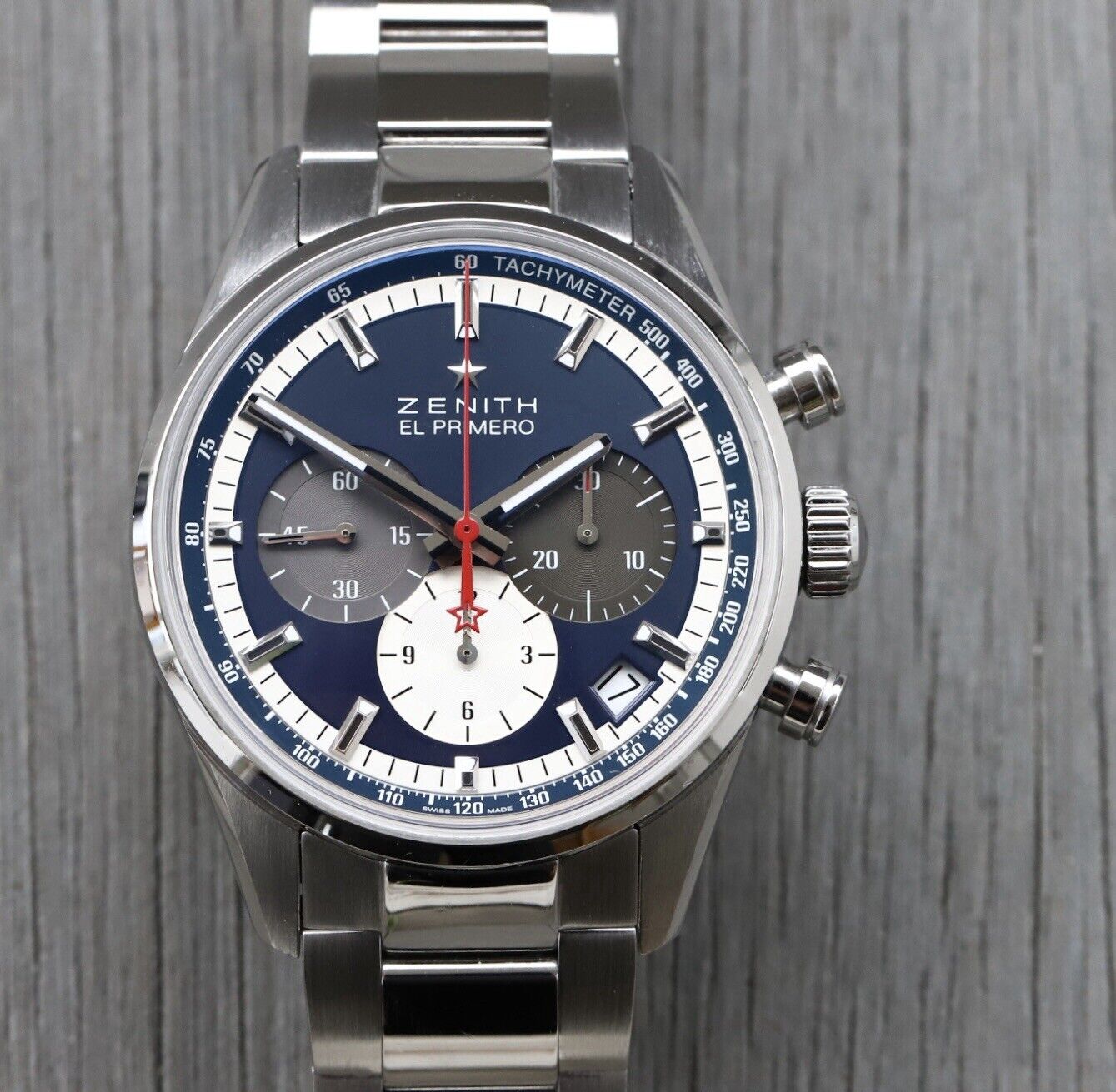 Zenith El Primero 'Original 1969' 38mm Chronograph Blue 03.2150
