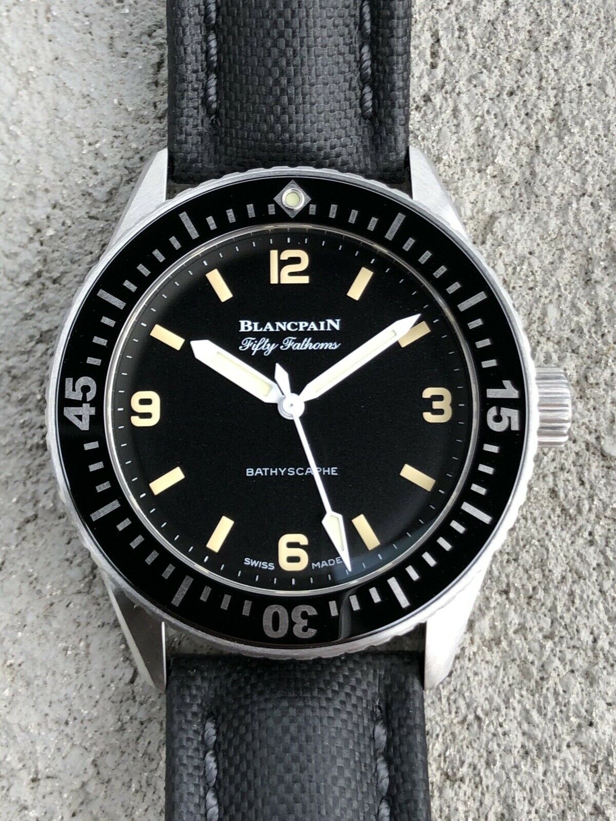 Blancpain Fifty Fathoms Bathyscaphe Limited Edition for HODINKEE Bra Watch Vault Australia