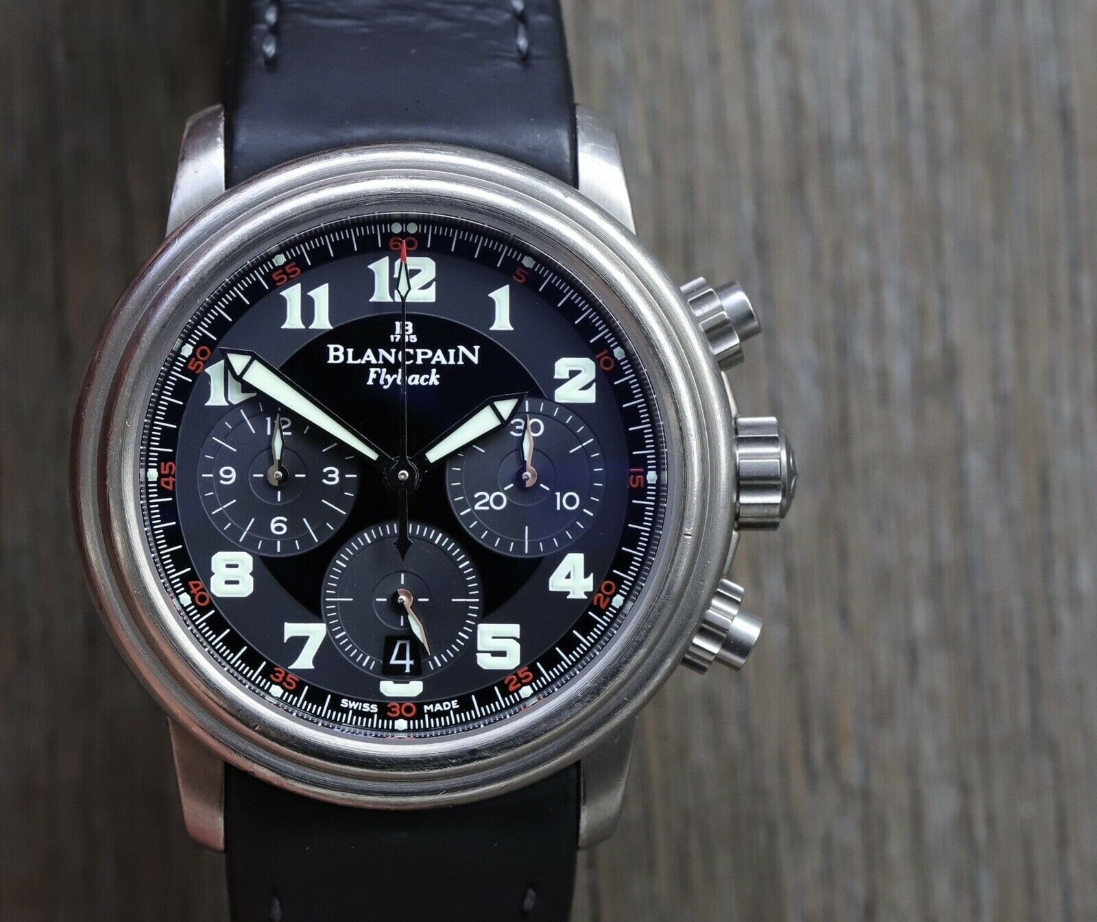 Blancpain Leman Flyback Chronograph 2185F Titanium 2005 Watch