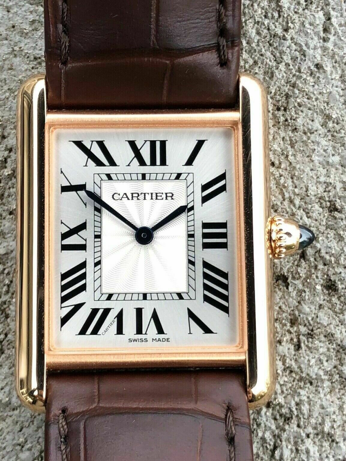 Cartier Tank Louis Cartier Rose Gold WGTA0011 - 2020 – Watch Vault Australia