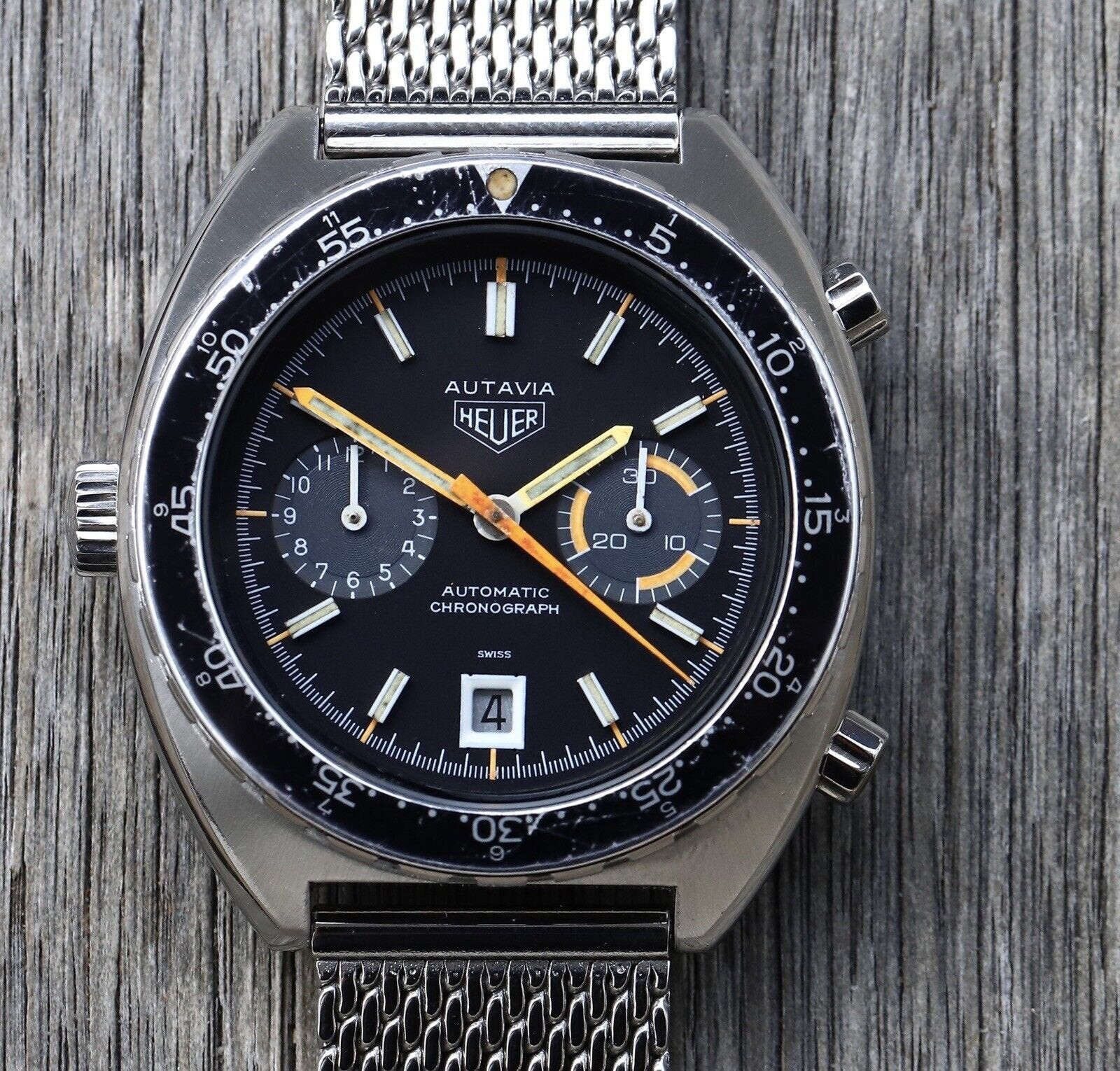 Heuer Autavia 11630 MH Orange Boy Vintage Chronograph – Watch