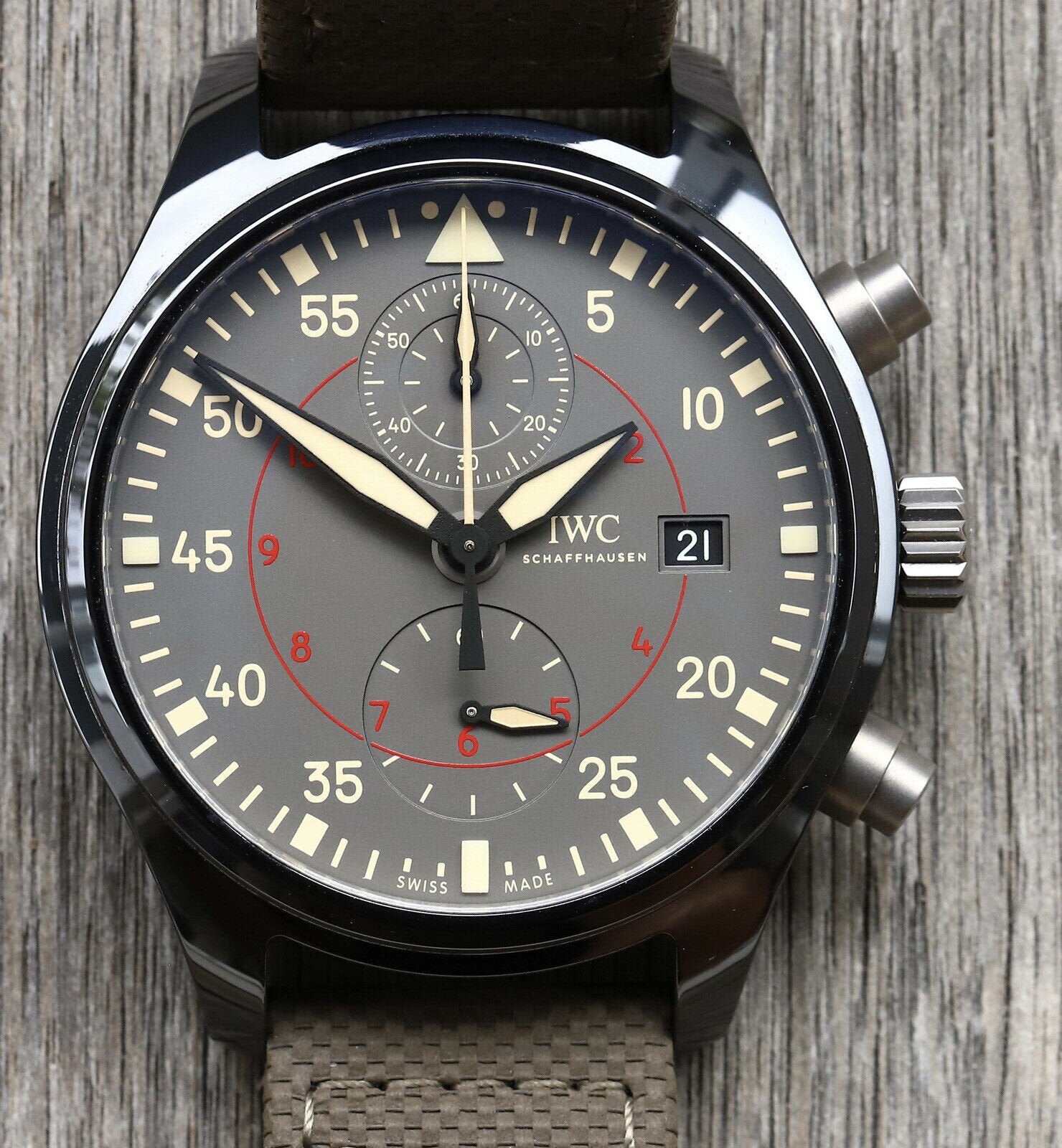 IWC Pilot s Watch Top Gun Miramar Chronograph IW389002 2016 Watch Vault Australia