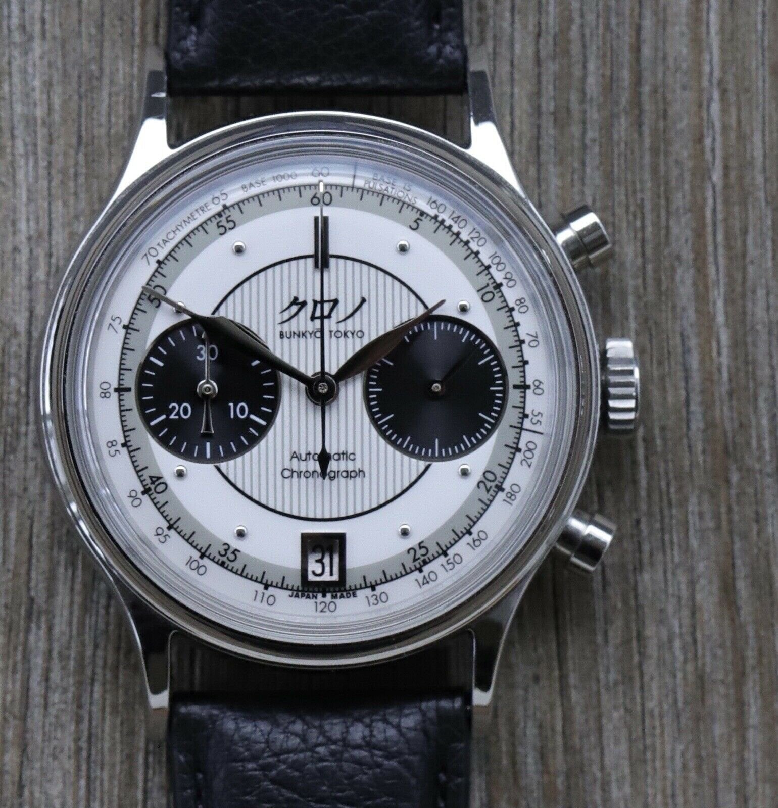 Kurono Tokyo Chronograph 1 White - 2020 – Watch Vault Australia