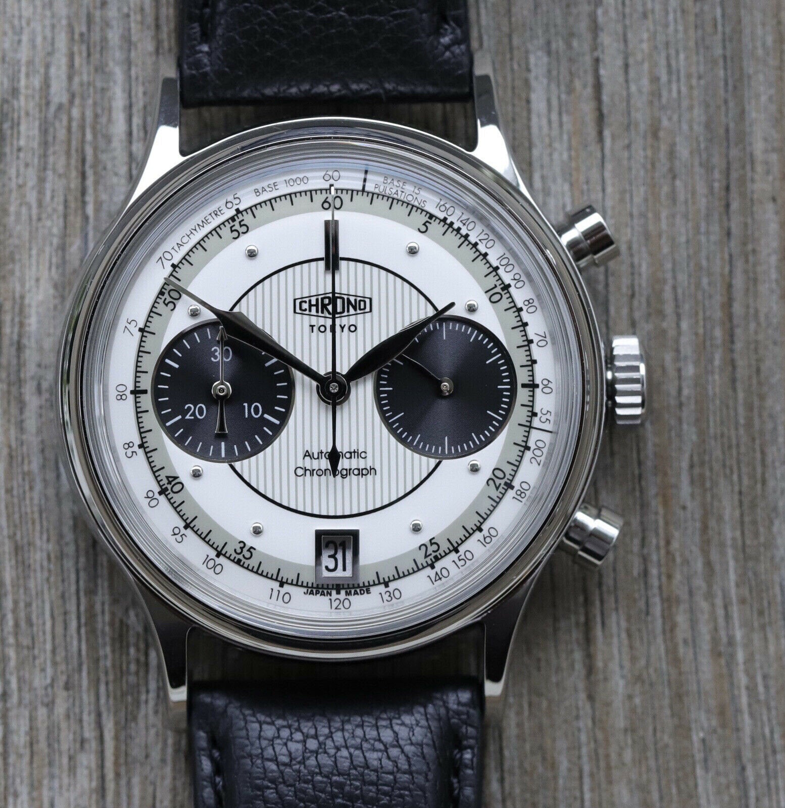 Kurono Tokyo Chronograph 1 White Dial Brand new Watch Vault
