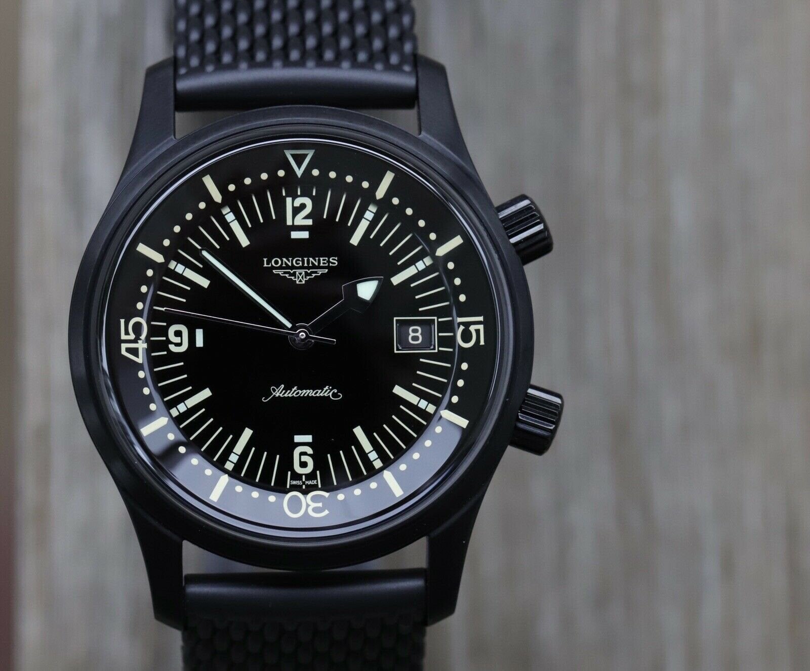 Longines Legend Diver Black PVD L3.774.2.50.9 37742509 2019 Watch Vault Australia