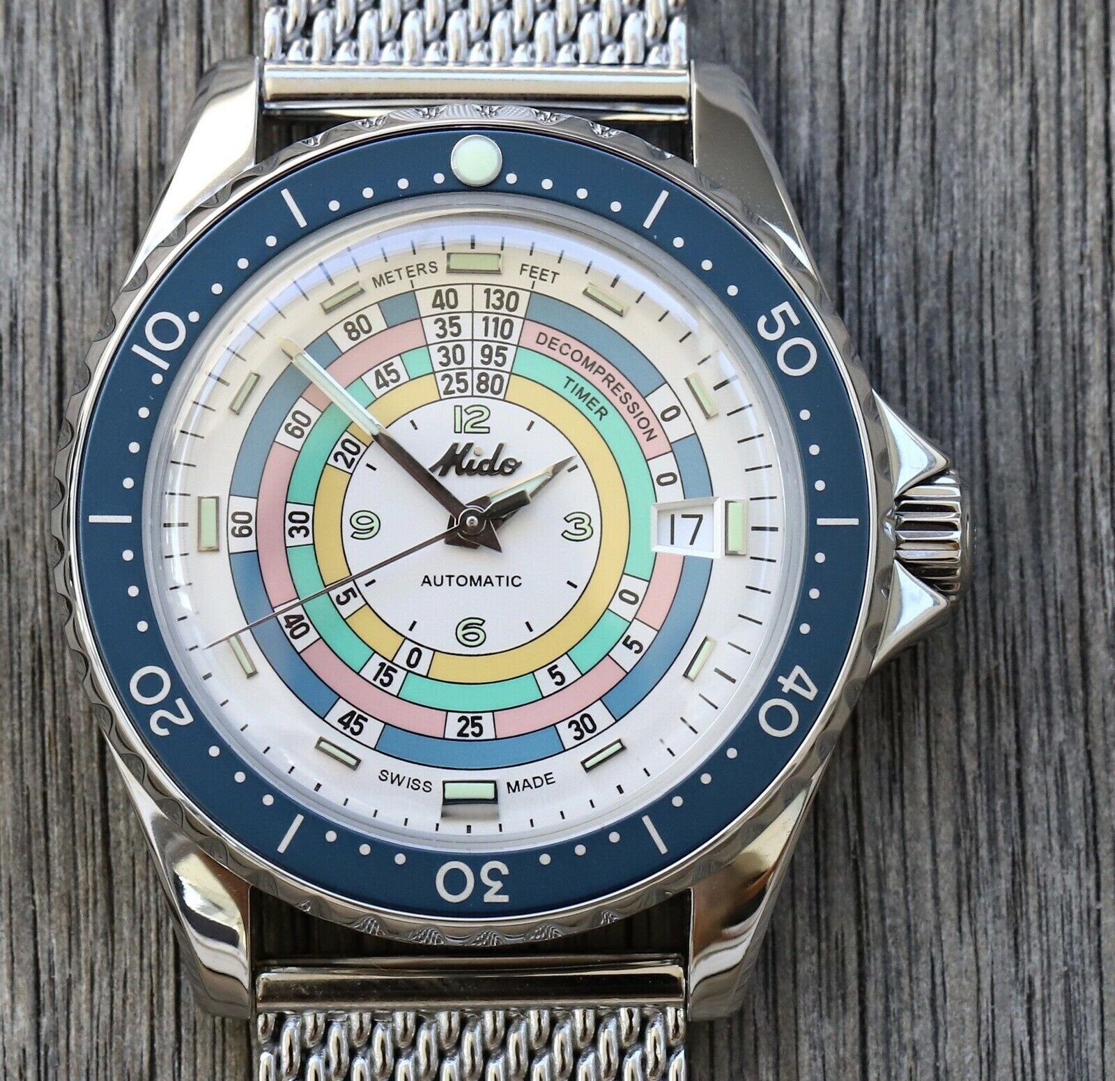 Mido Ocean Star Decompression Timer 1961 LE Turquoise M026.807.11