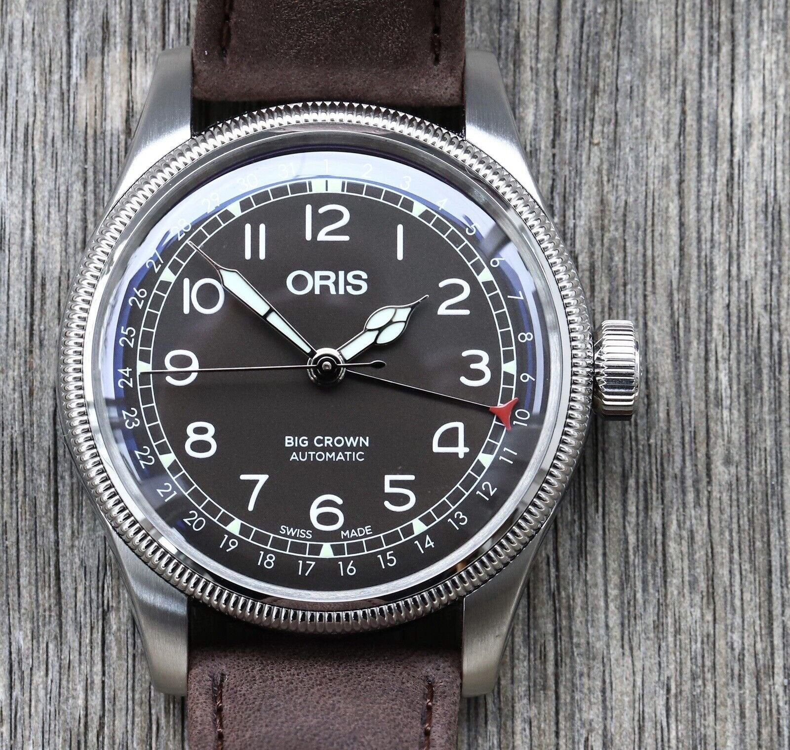 Oris big crown pointer date black dial 2025