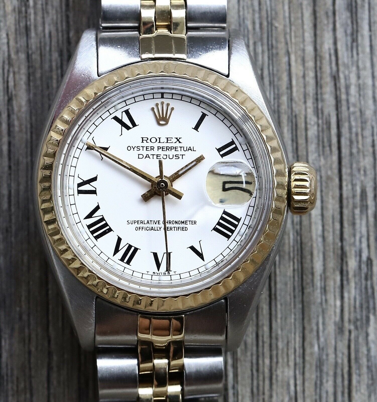 Rolex Datejust 6917 Two Tone Buckley Dial 1979 Watch Vault Australia
