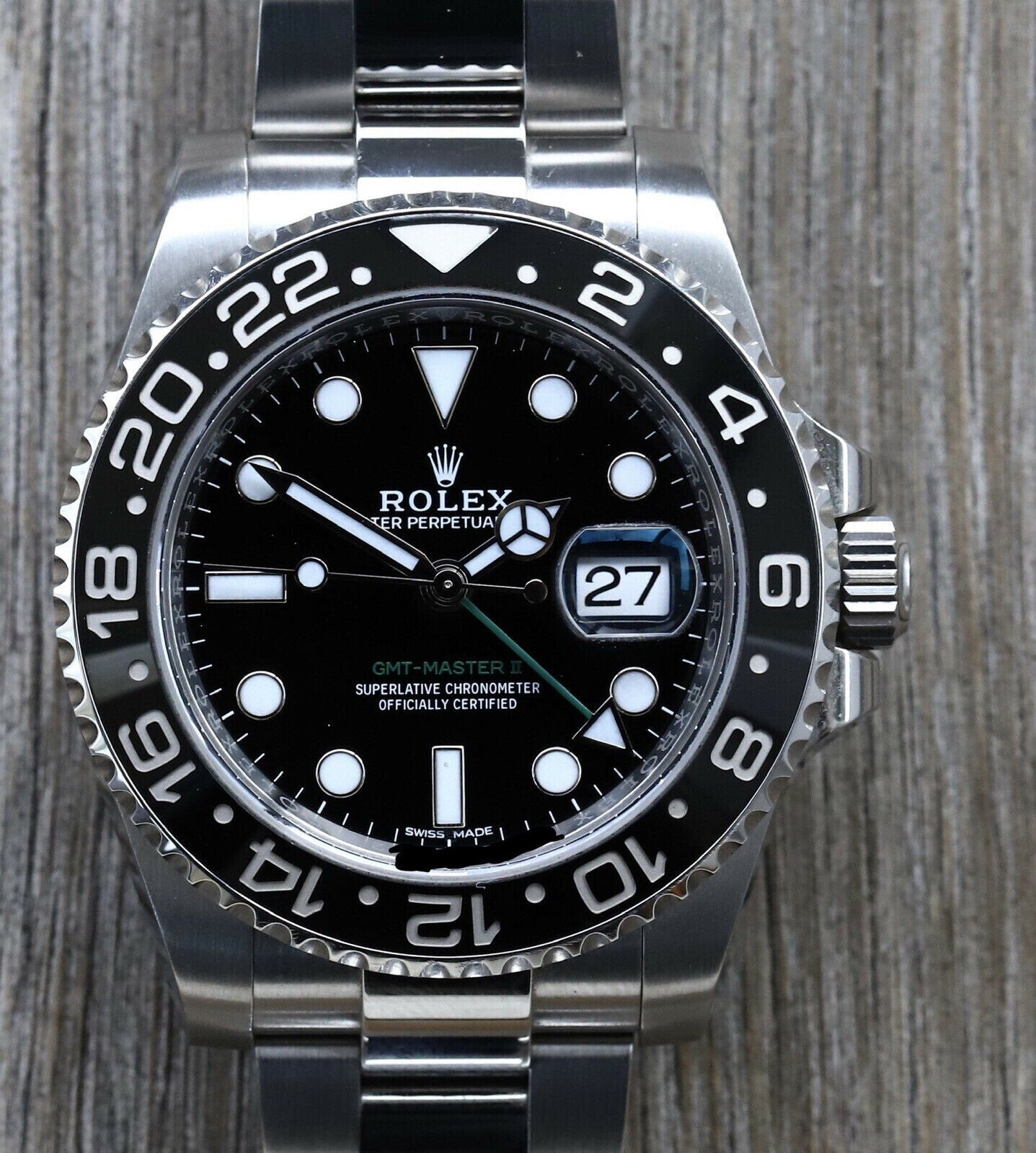 Rolex gmt master sales 2 black dial