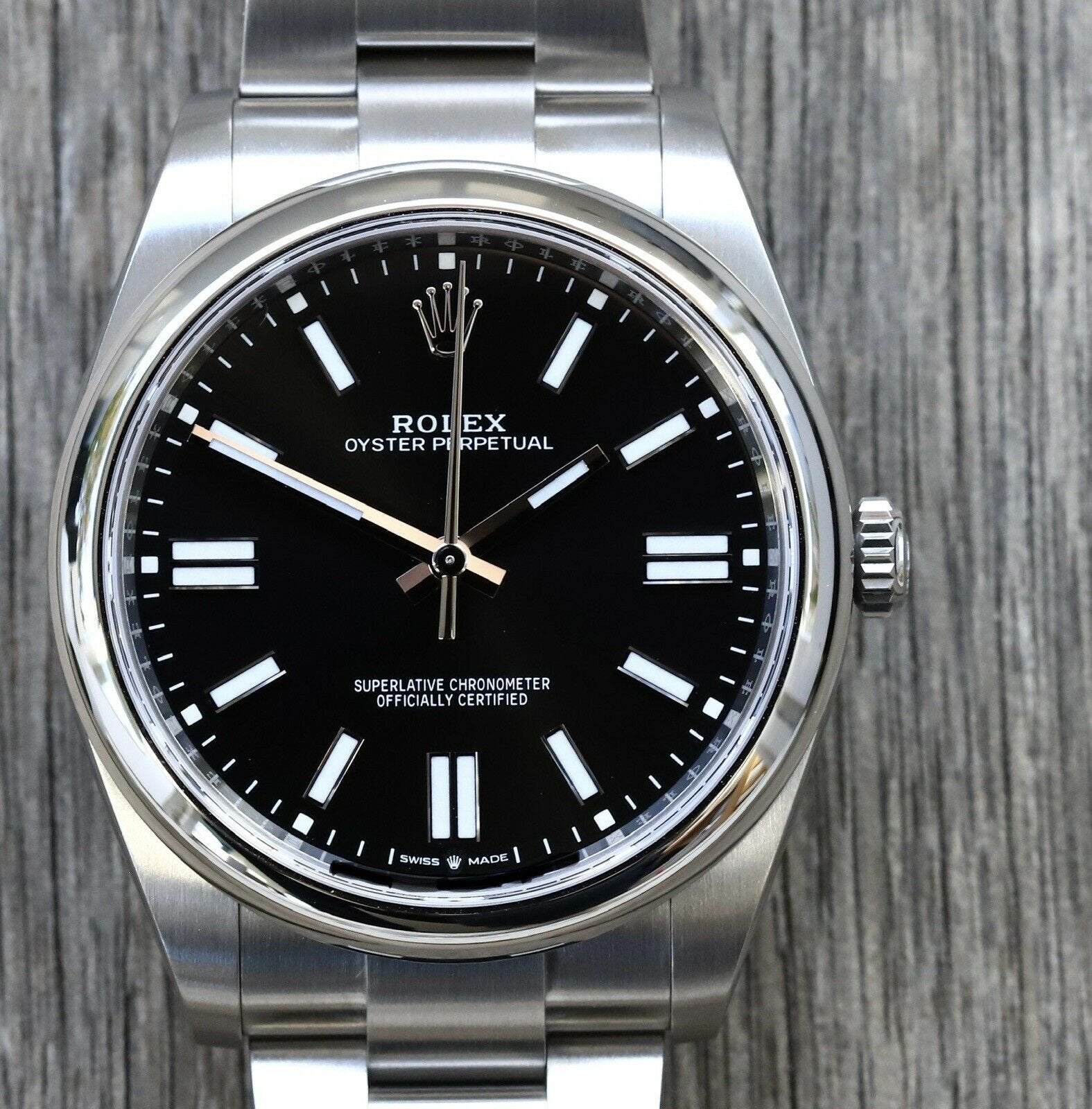 Rolex Oyster Perpetual 41 OP41 Black Dial 124300 2022 Watch
