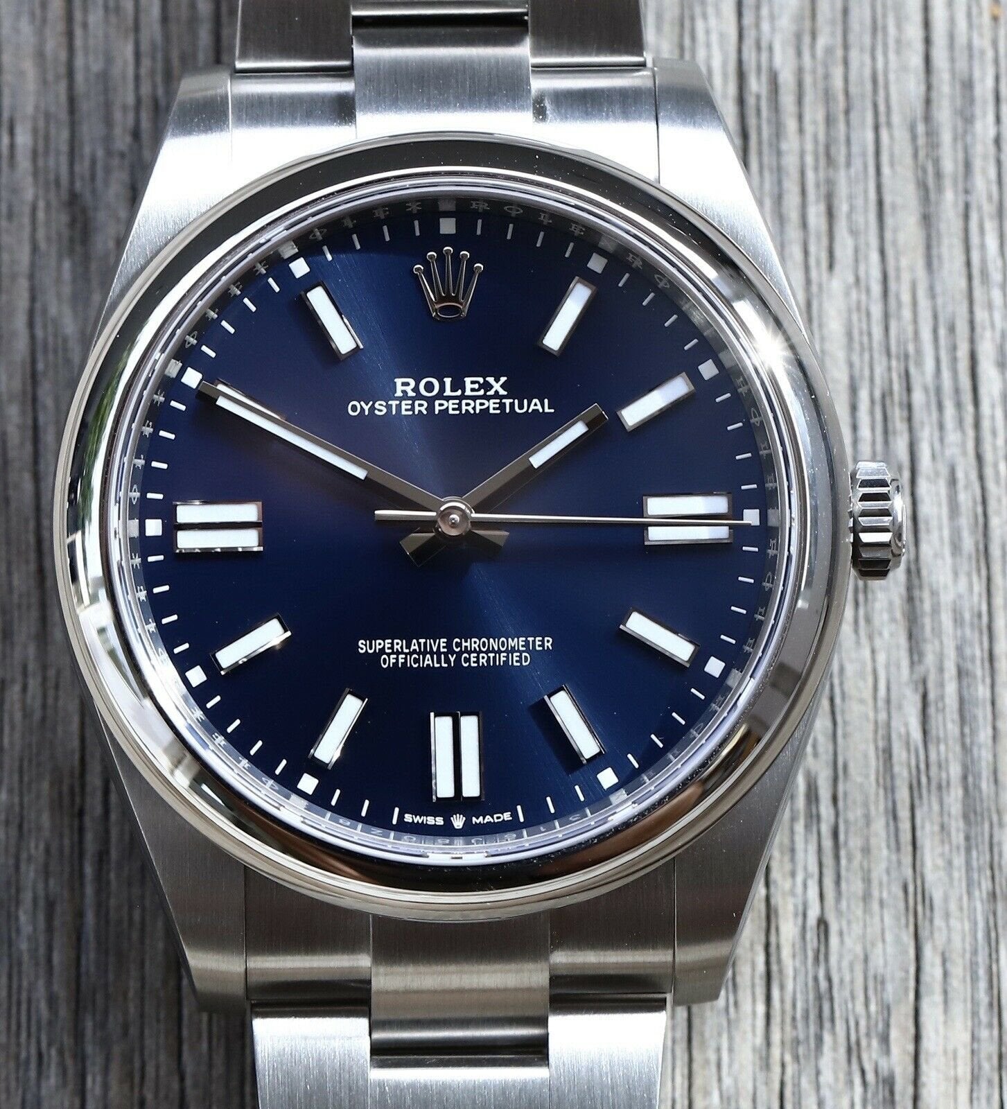 Oyster perpetual sales 41 blue