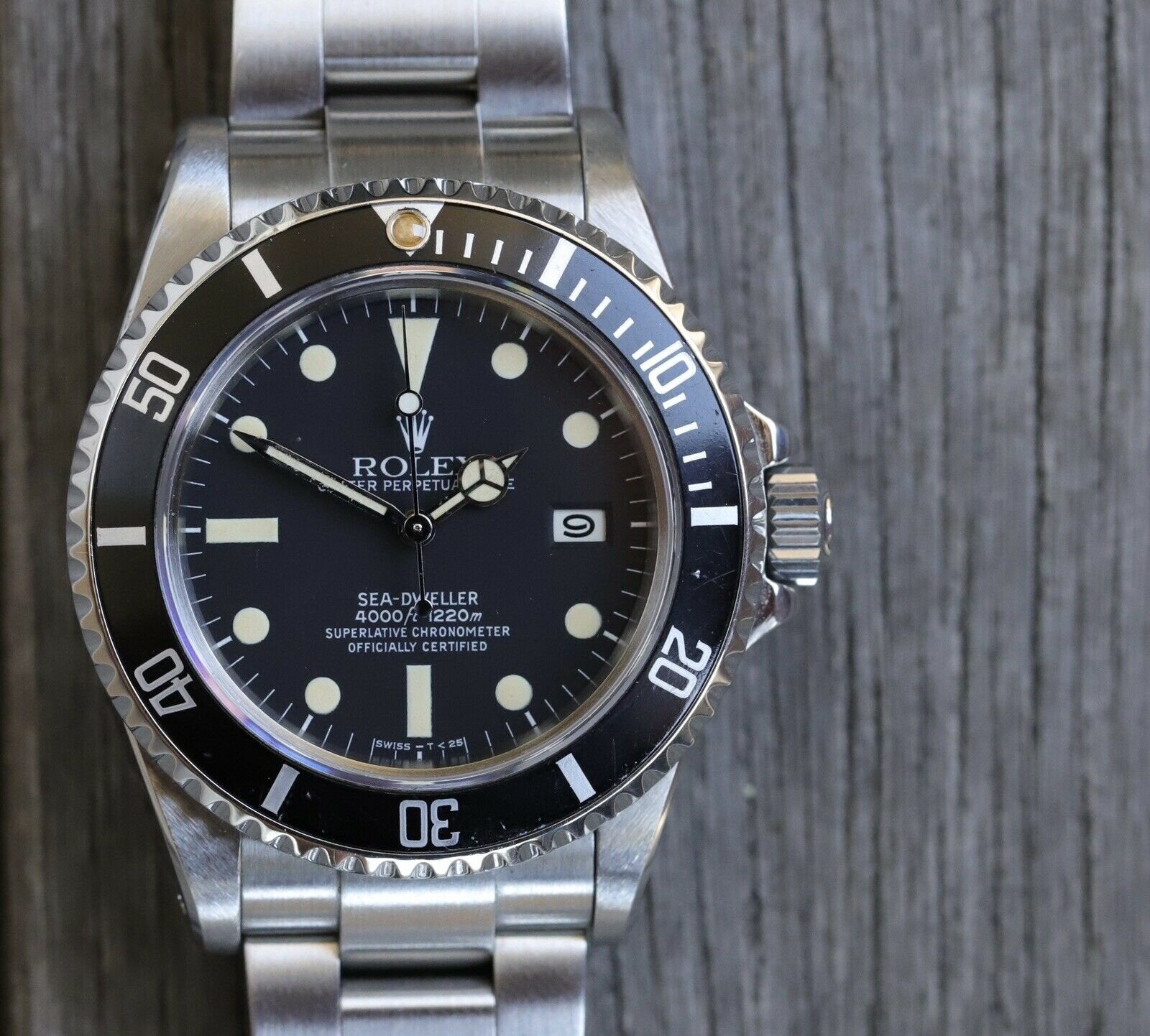 Rolex sea dweller matte black 2025