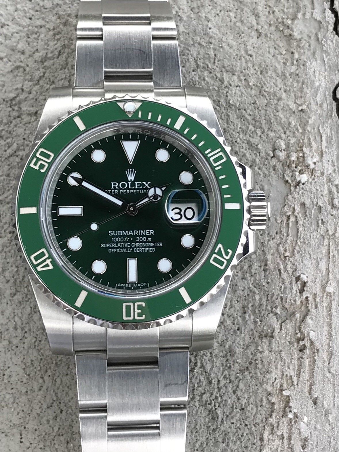 Rolex Submariner Hulk 2016