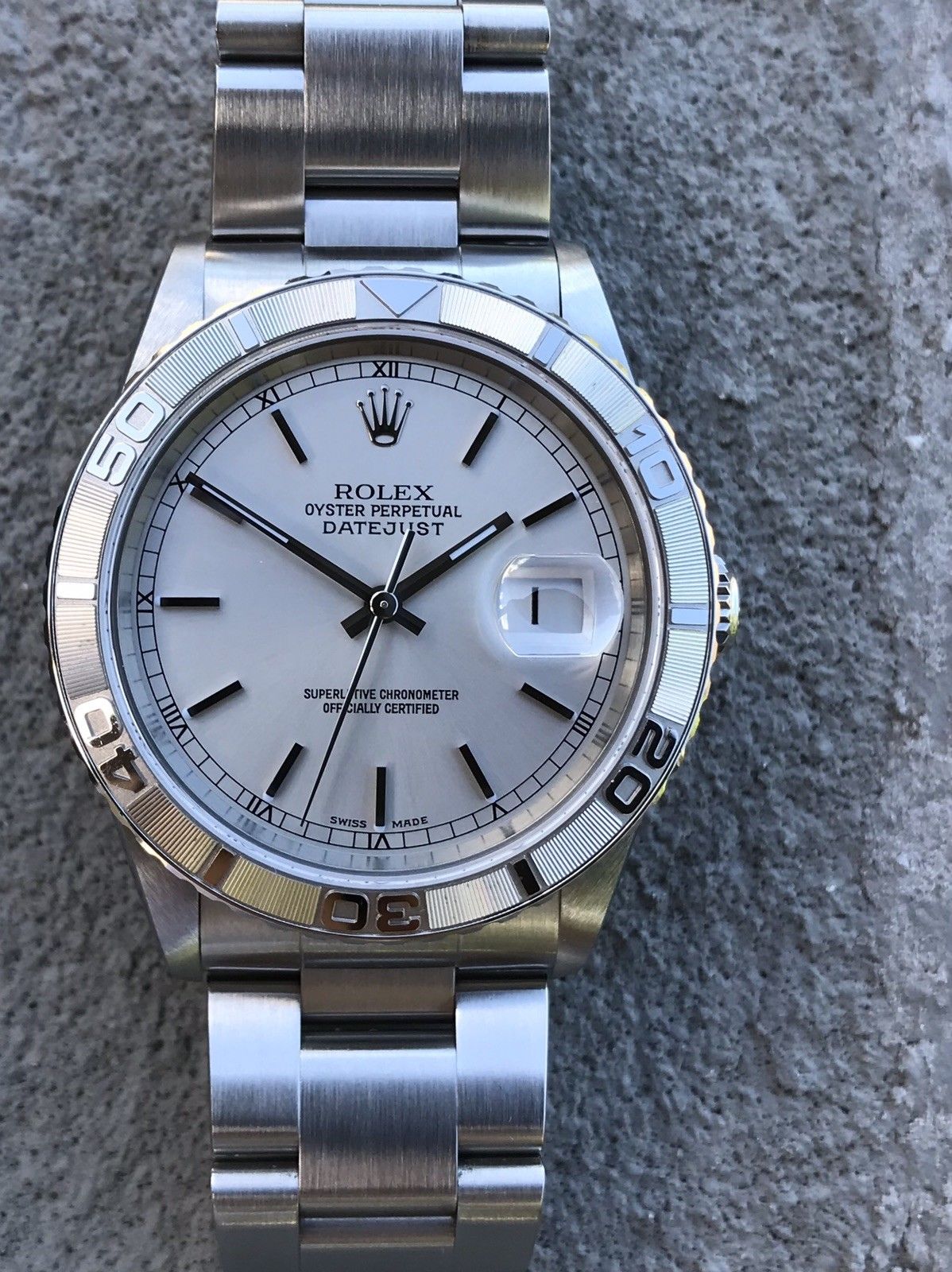Rolex turn o graph hot sale 16264