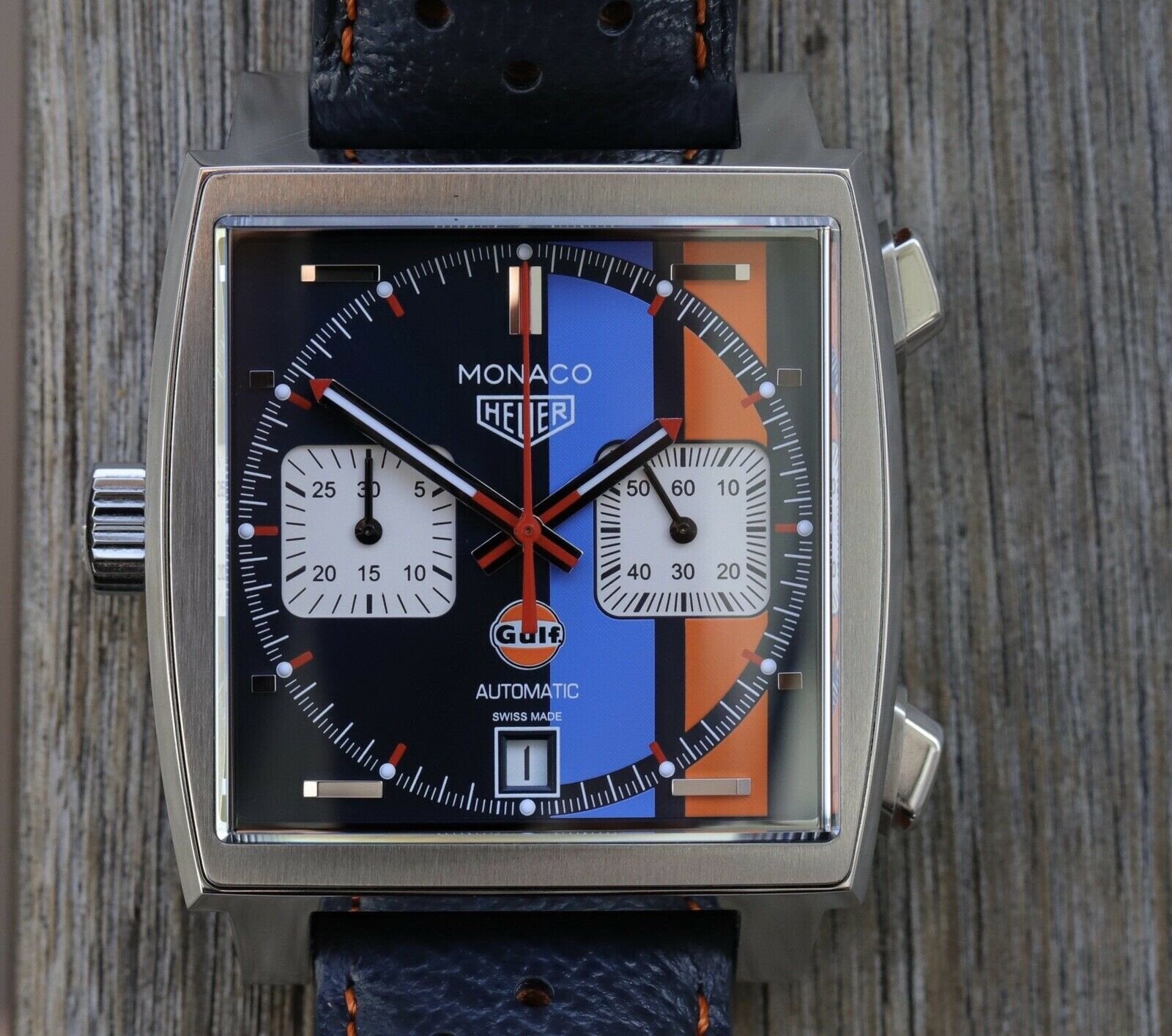Tag heuer monaco discount gulf calibre 11