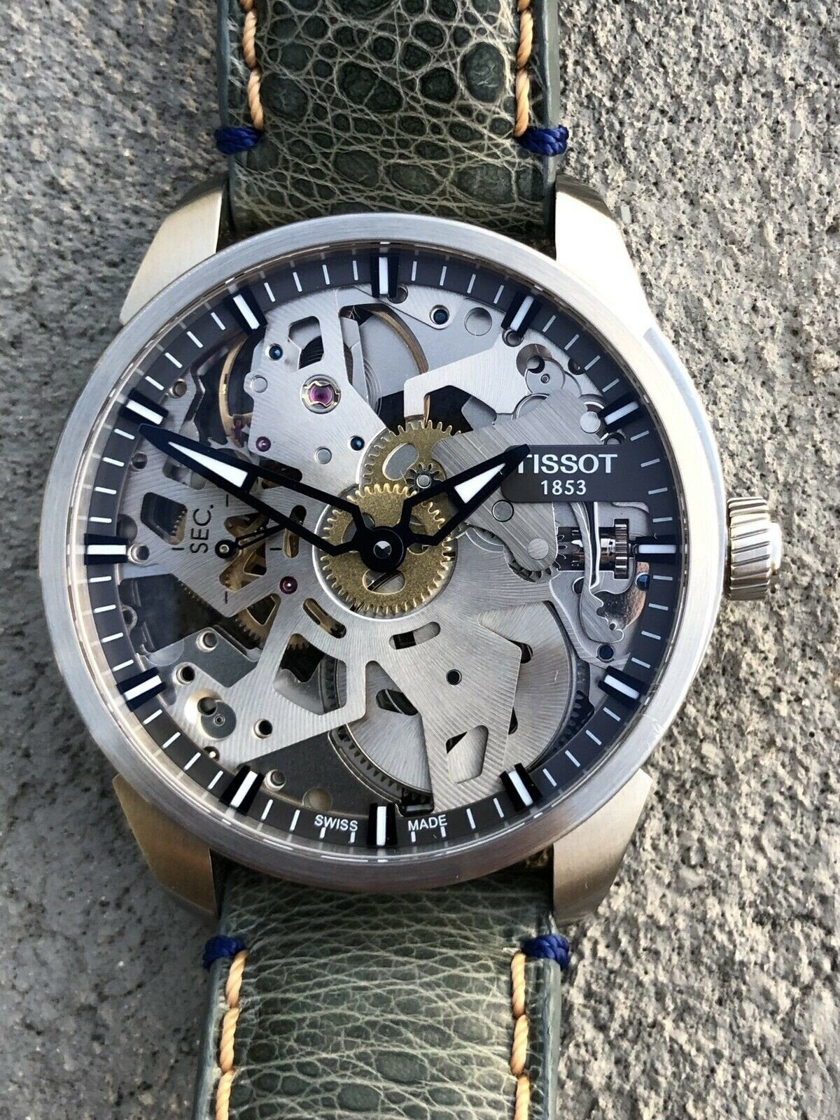 Tissot T Complication Squelette T0704051641100 watch 2017 full
