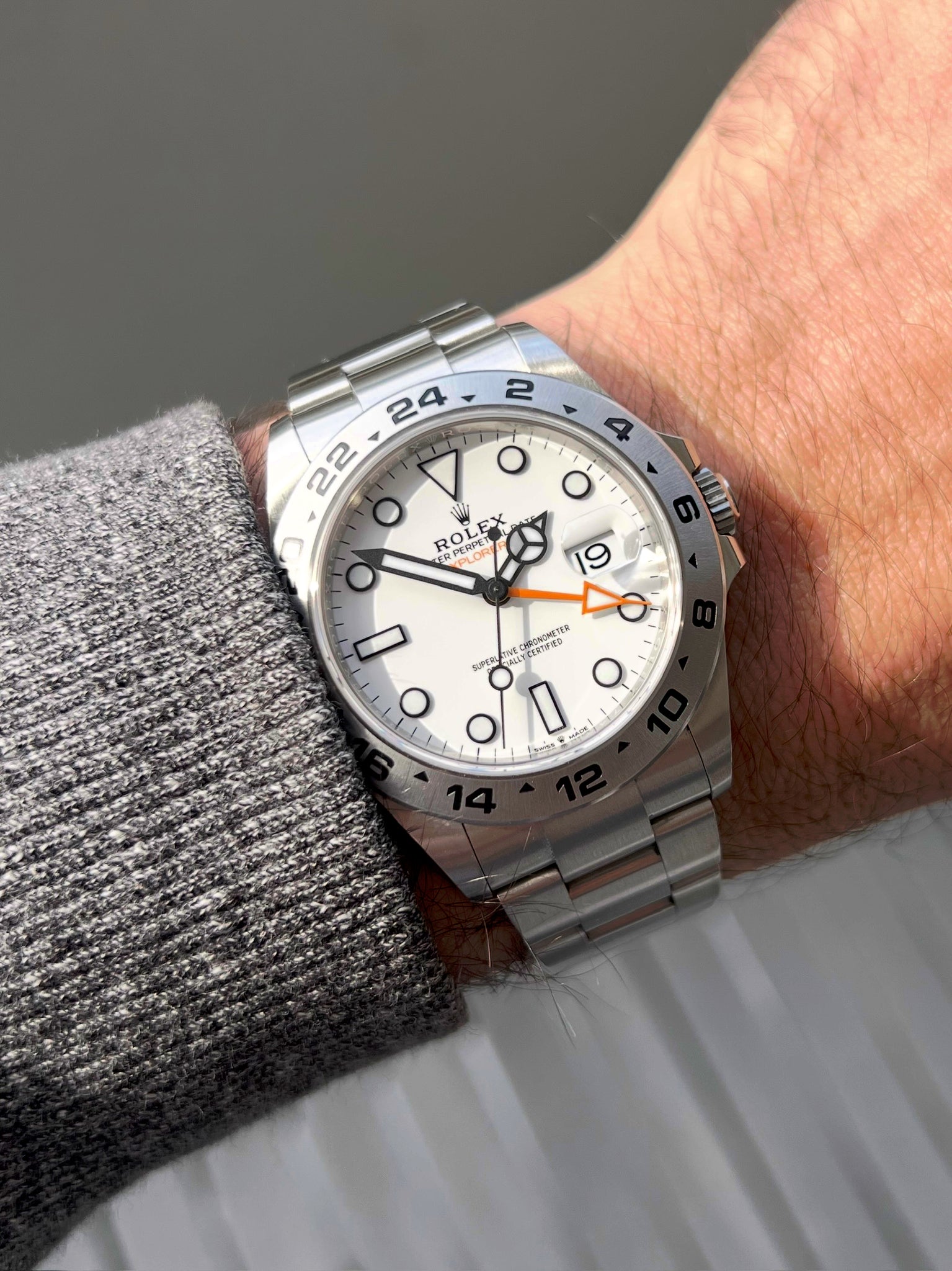 Rolex Explorer II 226570 Polar White Dial 42mm - 2022 – Watch Vault ...