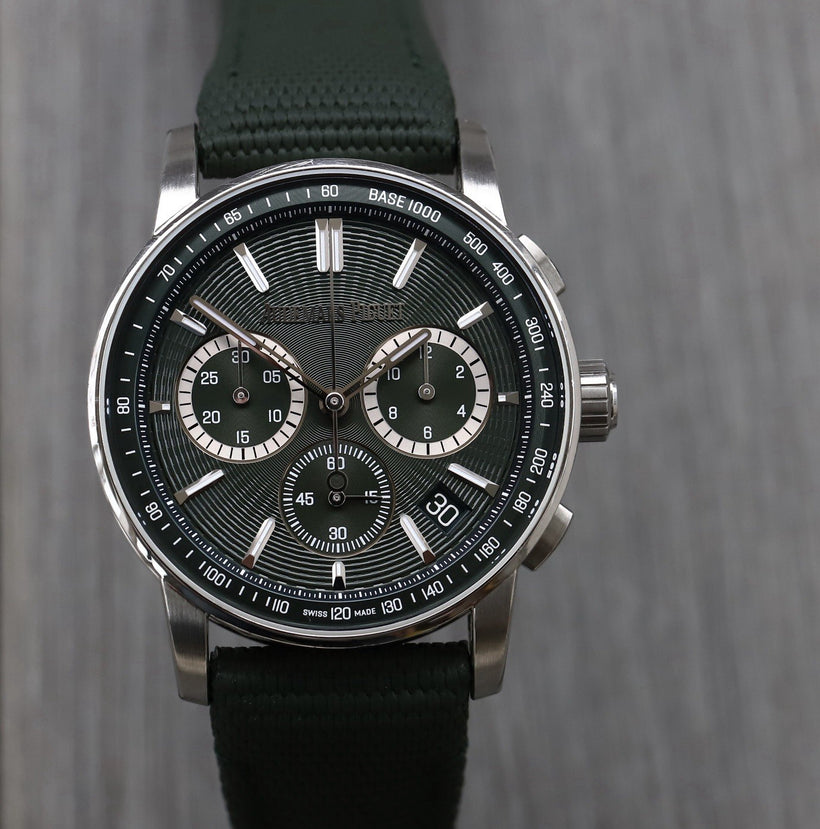 Audemars Piguet Code 11.59 Chronograph Green Steel 26393ST.OO.A056KB.01 - 2024