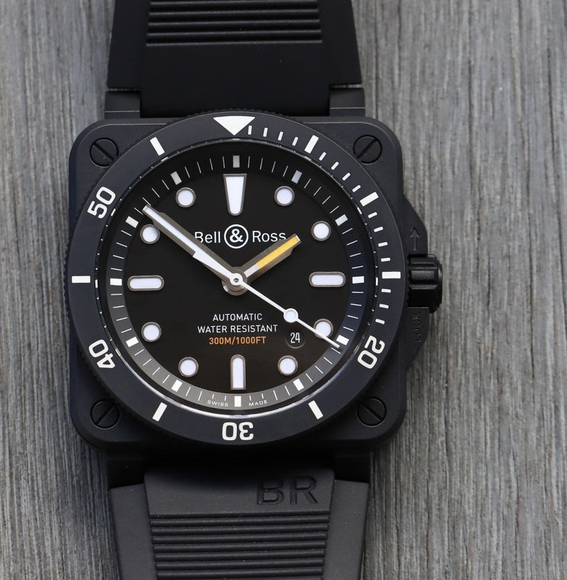 Bell & Ross BR03-92 Ceramic Diver BR0392-D-BL-CE/SRB - Unworn