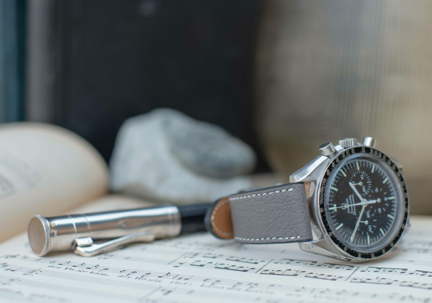 Grey Fluco Biarritz Watch Strap