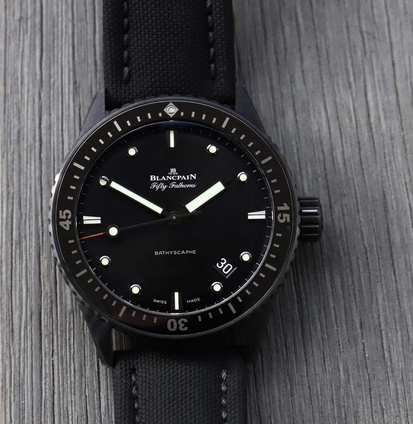 Blancpain Fifty Fathoms Bathyscaphe Ceramic Black 5000-0130-B52A - 2020