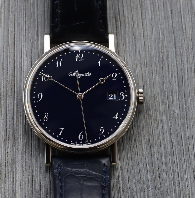 Breguet Classique Blue Enamel Dial 18k White Gold 5177 | 5177BB/2Y/9V6 - 2023