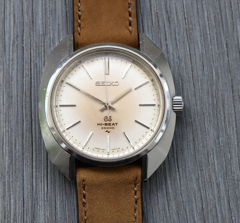 Grand Seiko 4520-7000 Hi-Beat Linen Tropical Dial - 1969