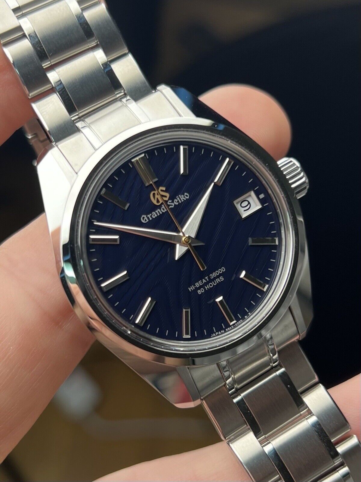 Grand seiko hi beat blue dial new arrivals