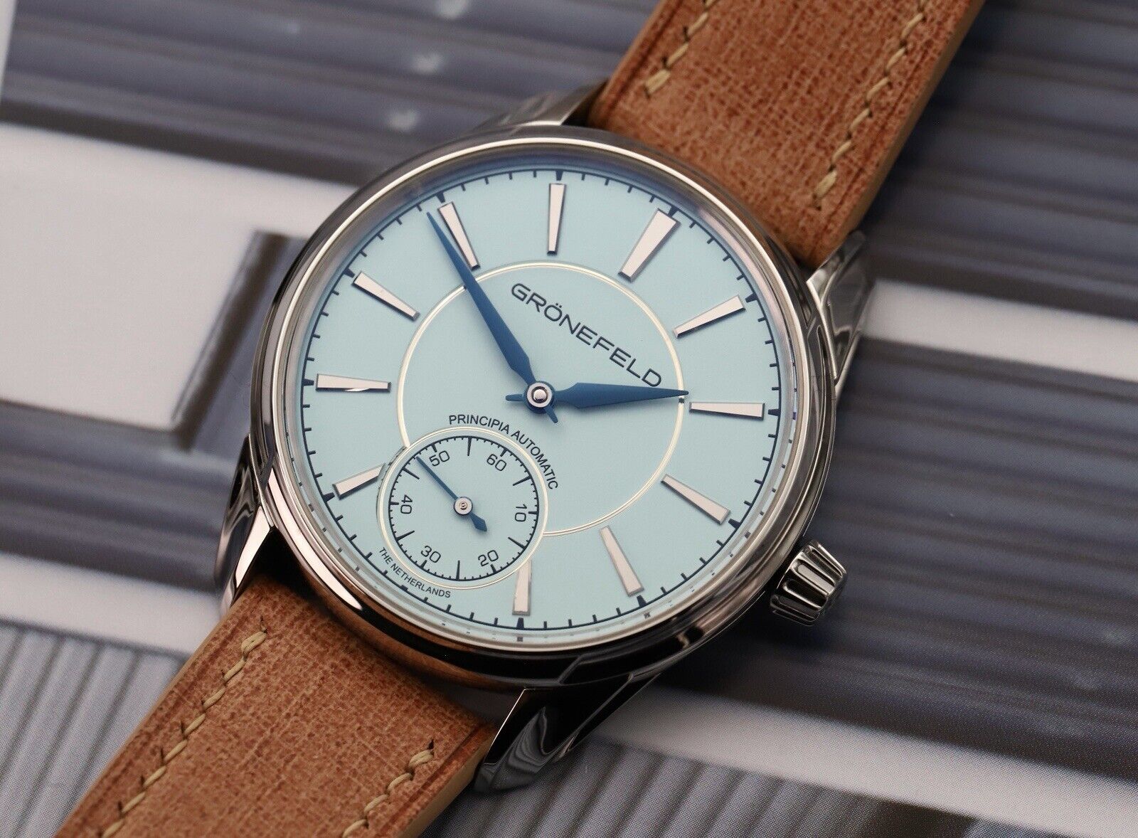 Beige Babele Leather Strap WV by HANDDN