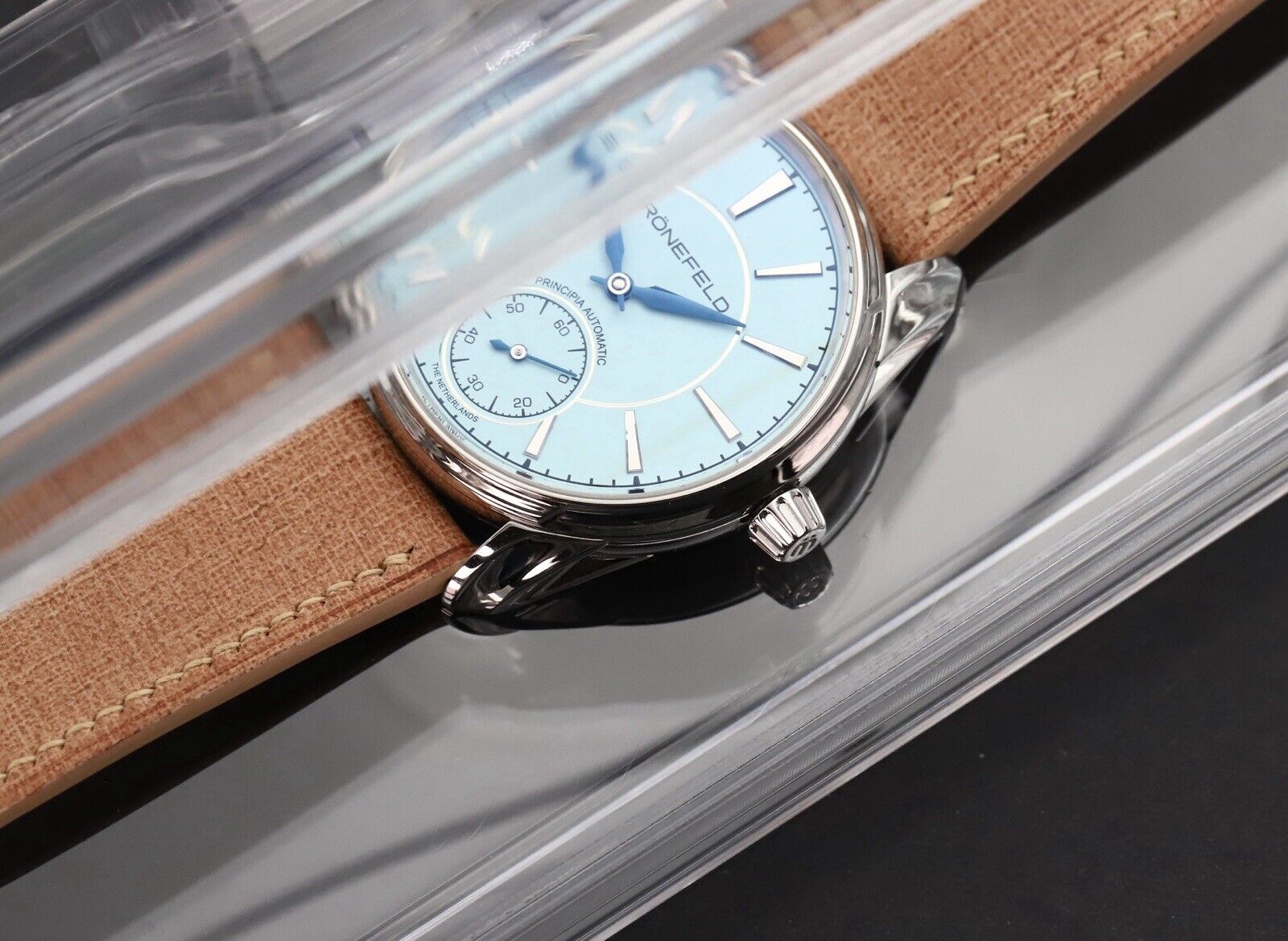 Beige Babele Leather Strap WV by HANDDN