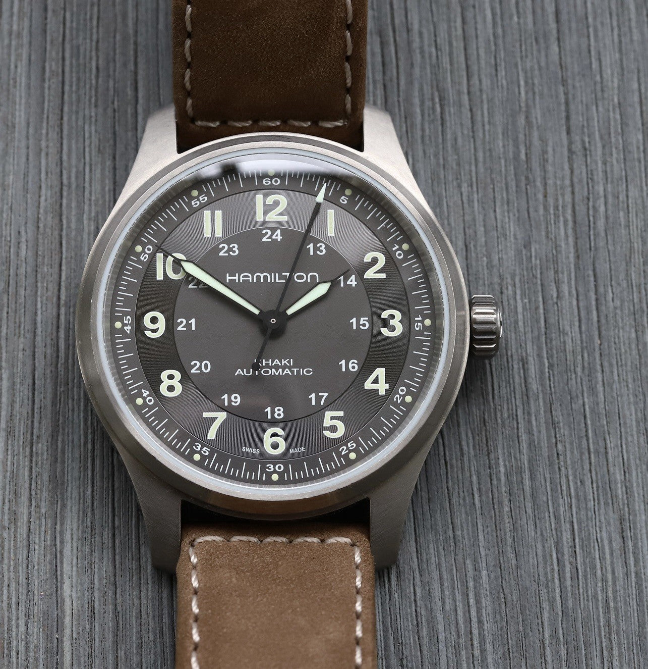 Hamilton Khaki Field Titanium Automatic 42mm H70545550 – Watch Vault ...