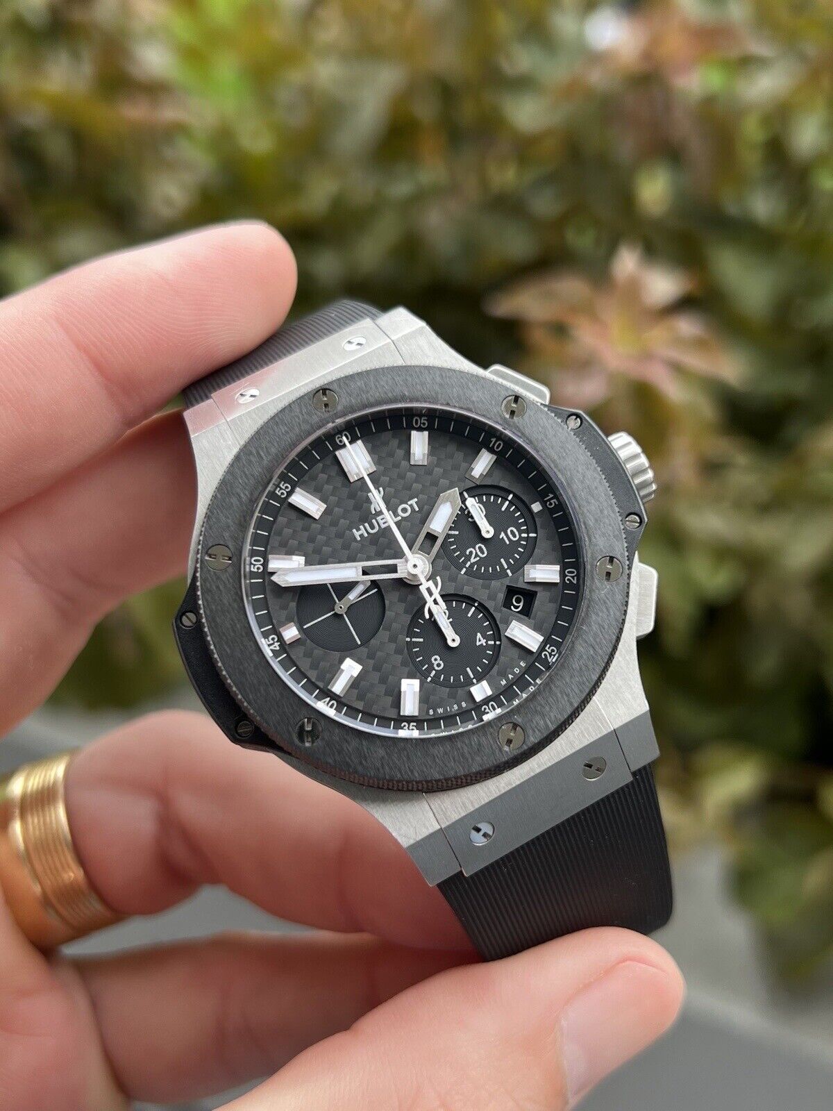 hublot big bang stainless steel ceramic