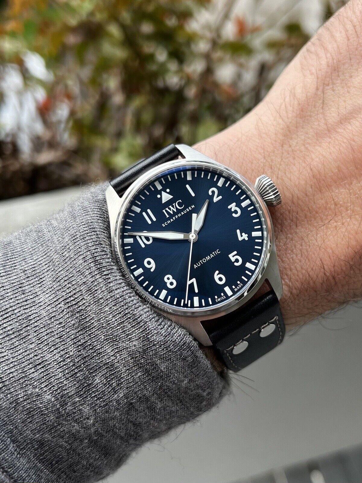IWC Big Pilot Automatic Blue Dial 43mm IW329303 2022 Watch Vault iwc-big-pilot-automatic-blue-dial-43mm-iw329303-2022-watch-vault