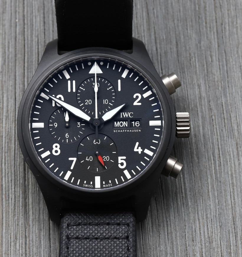 IWC Pilot's Watch Chronograph Ceramic 44.5 Top Gun IW389101 - 2024