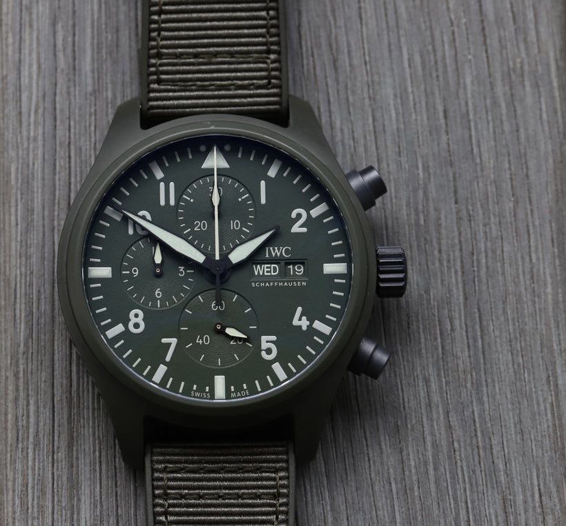 IWC Pilot's Watch Top Gun Woodland 44.5mm Ceramic IW389106 - 2023