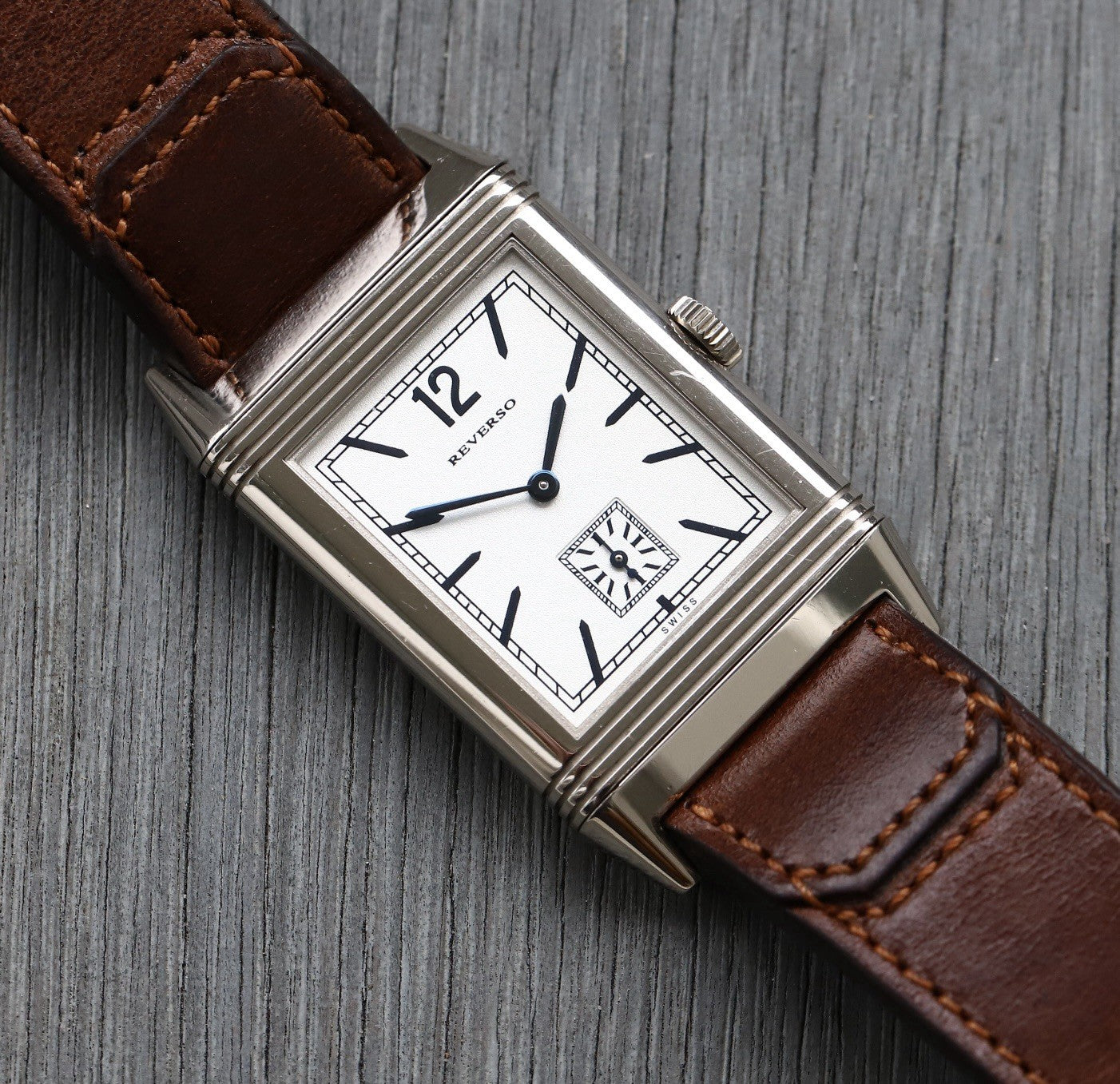 Jlc Reverso Goled Jaeger LeCoultre Reverso Grande Ultra Thin Tribute to 1931 White Gold ...
