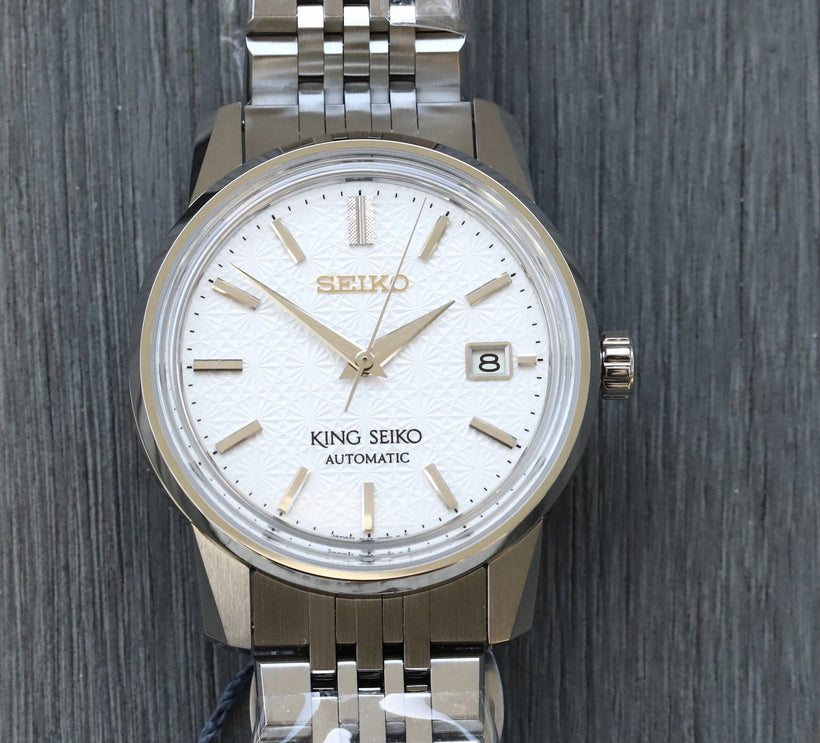King Seiko SJE095 'Chrysanthemum' Dial Limited Edition - Brand New
