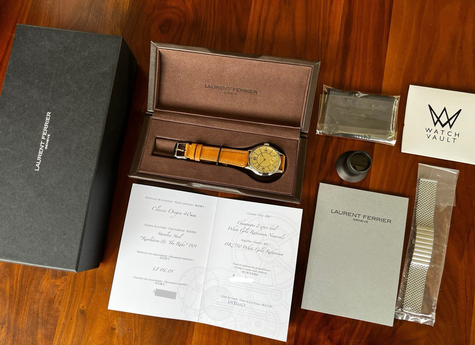 Laurent Ferrier Classic Origin Revolution & The Rake Prototype 40mm - 2022