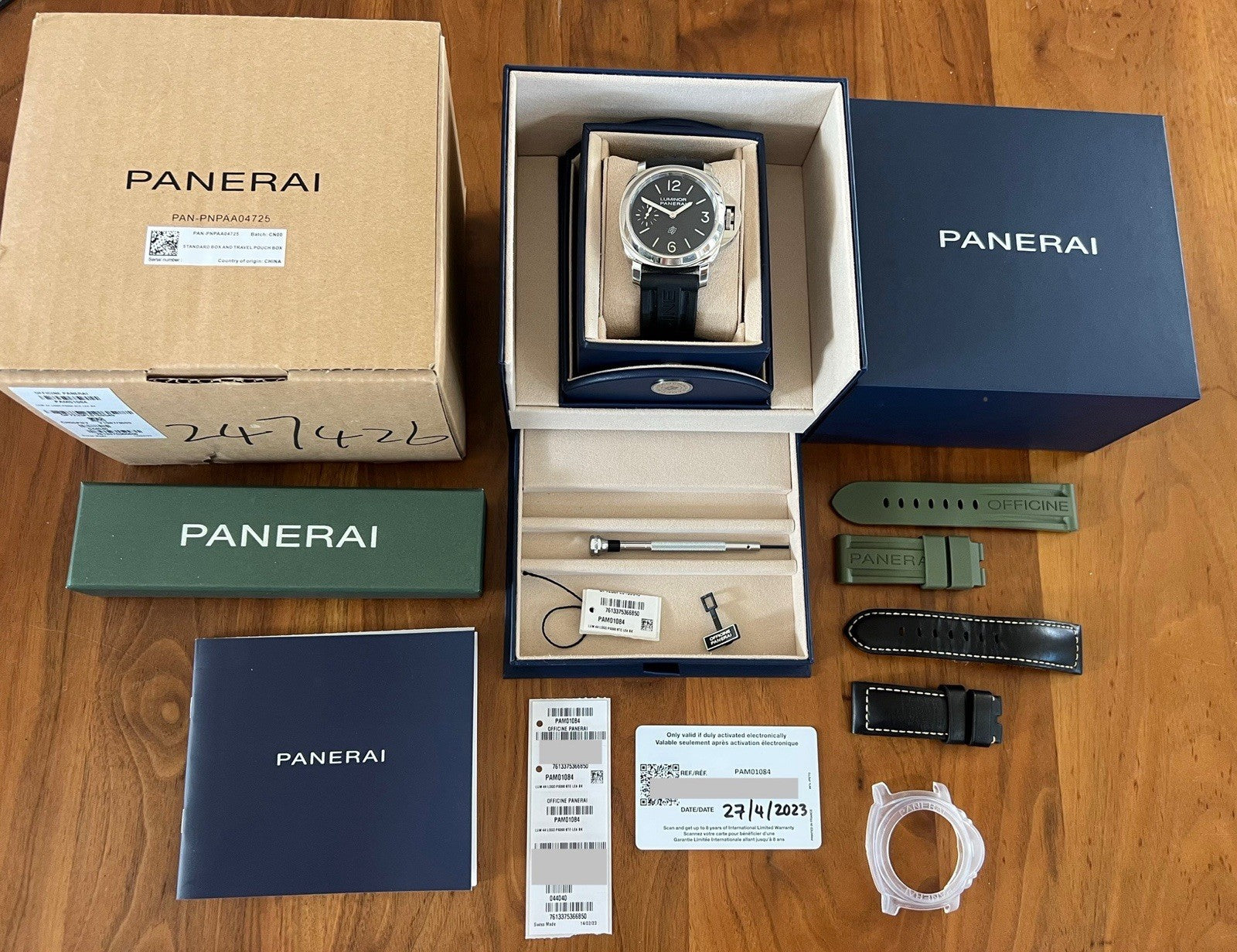 Panerai Luminor Logo PAM1084 44mm Manual Wind - 2023