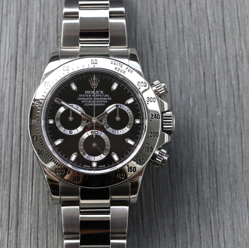 Rolex Cosmograph Daytona Black Dial 116520 - 2015