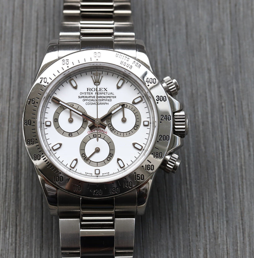 Rolex Cosmograph Daytona White Dial 116520 D Serial - 2005/2006
