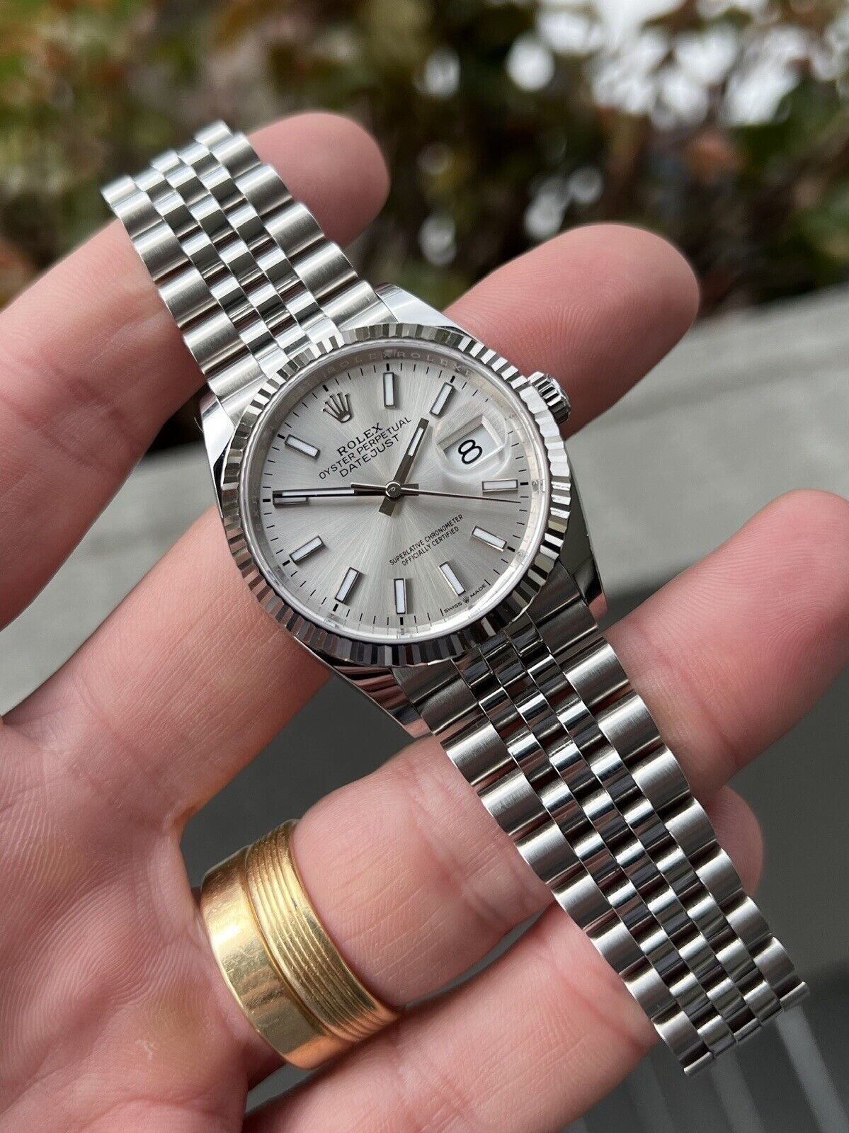 Rolex Datejust 36mm Silver Dial Fluted Bezel Jubilee Bracelet 126234 rolex-datejust-36mm-silver-dial-fluted-bezel-jubilee-bracelet-126234