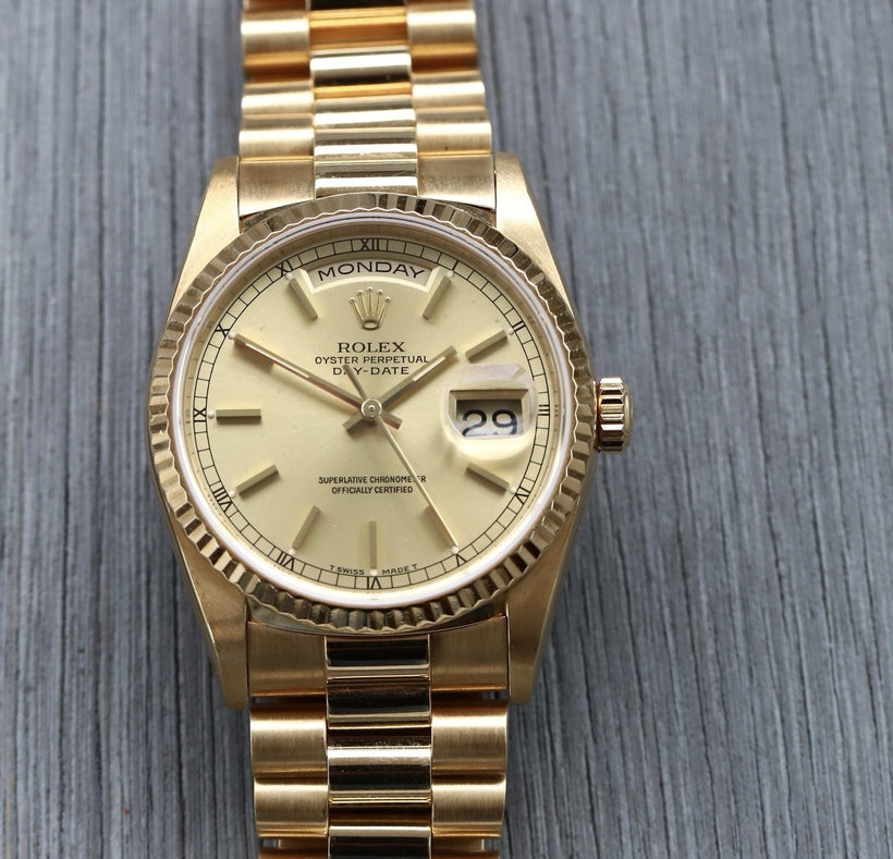 Rolex Day Date 18238 E Serial - 1990