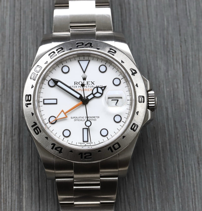 Rolex Explorer II 216570 Polar White Dial - 2015