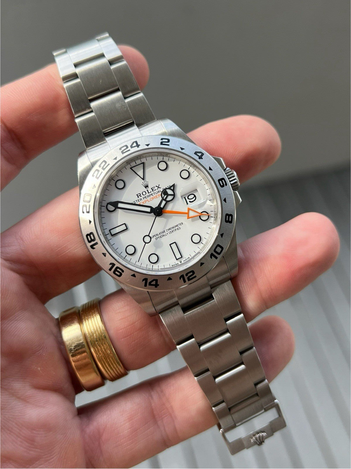 Rolex Explorer II 226570 Polar White Dial 42mm - 2022 – Watch Vault ...