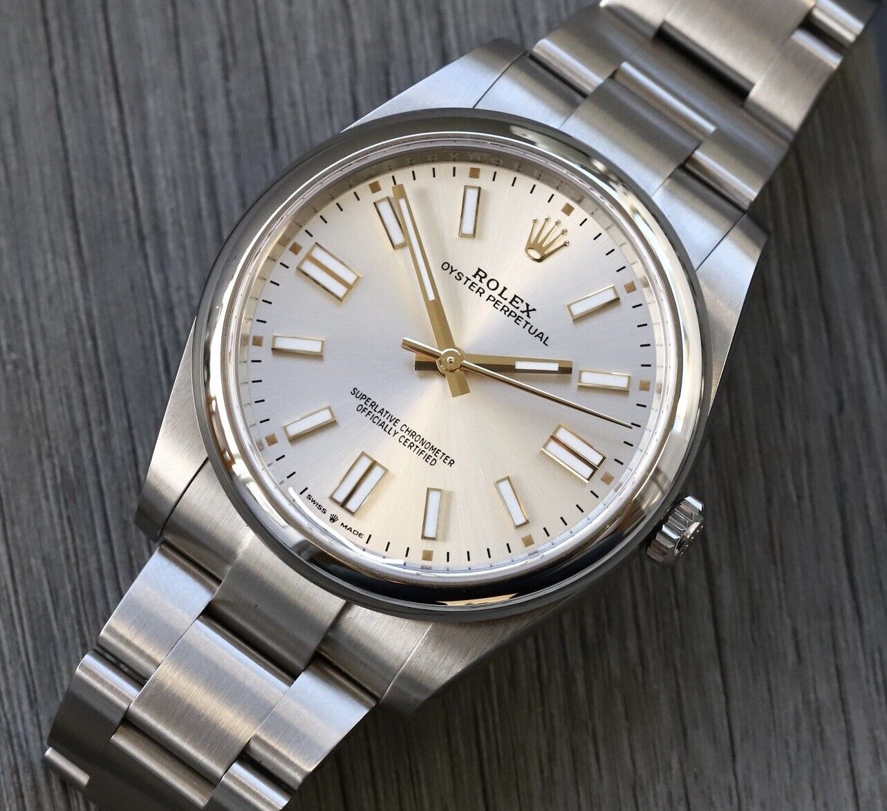 Rolex Oyster Perpetual 41 OP41 Silver Dial 124300 – 2022